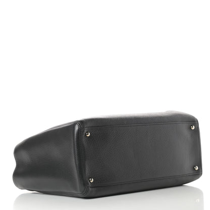 Chanel Calfskin Cerf Executive Shopper Tote Black 4 of 15