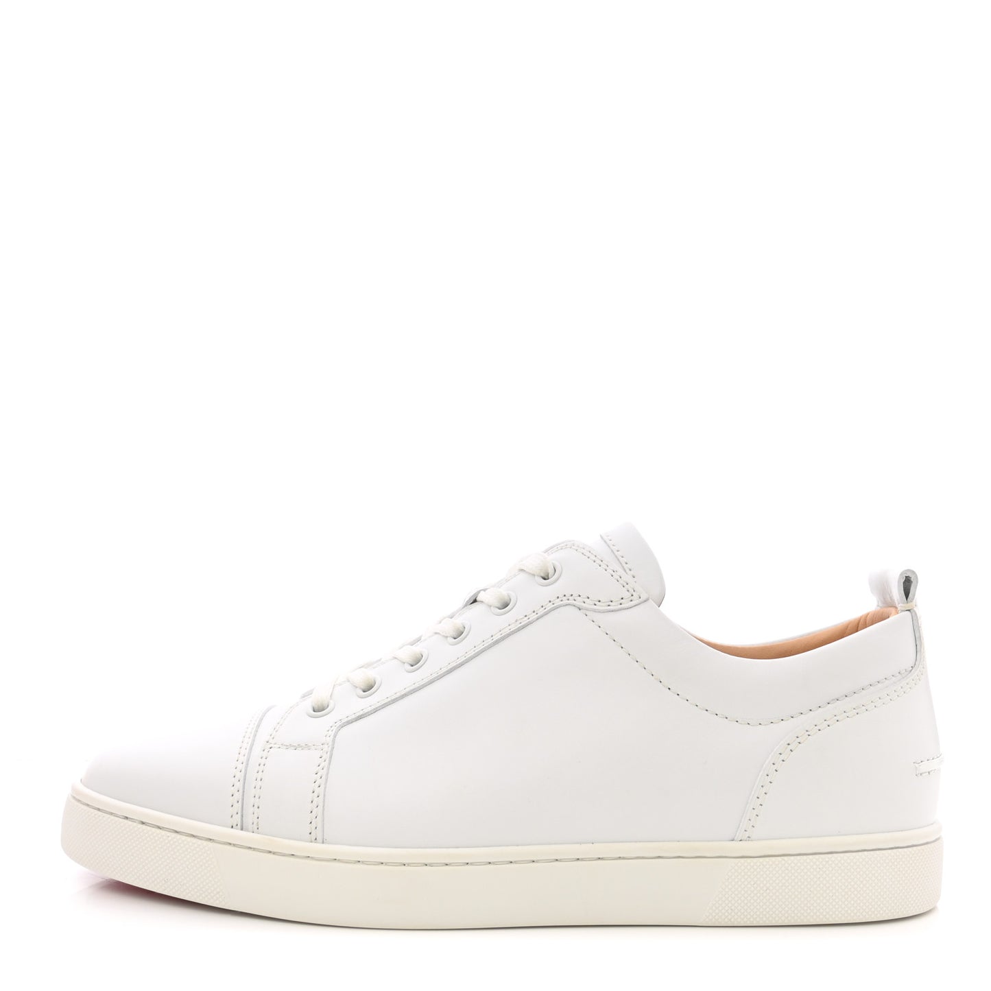 Calfskin Mens Louis Junior Flat Sneakers 42.5 White