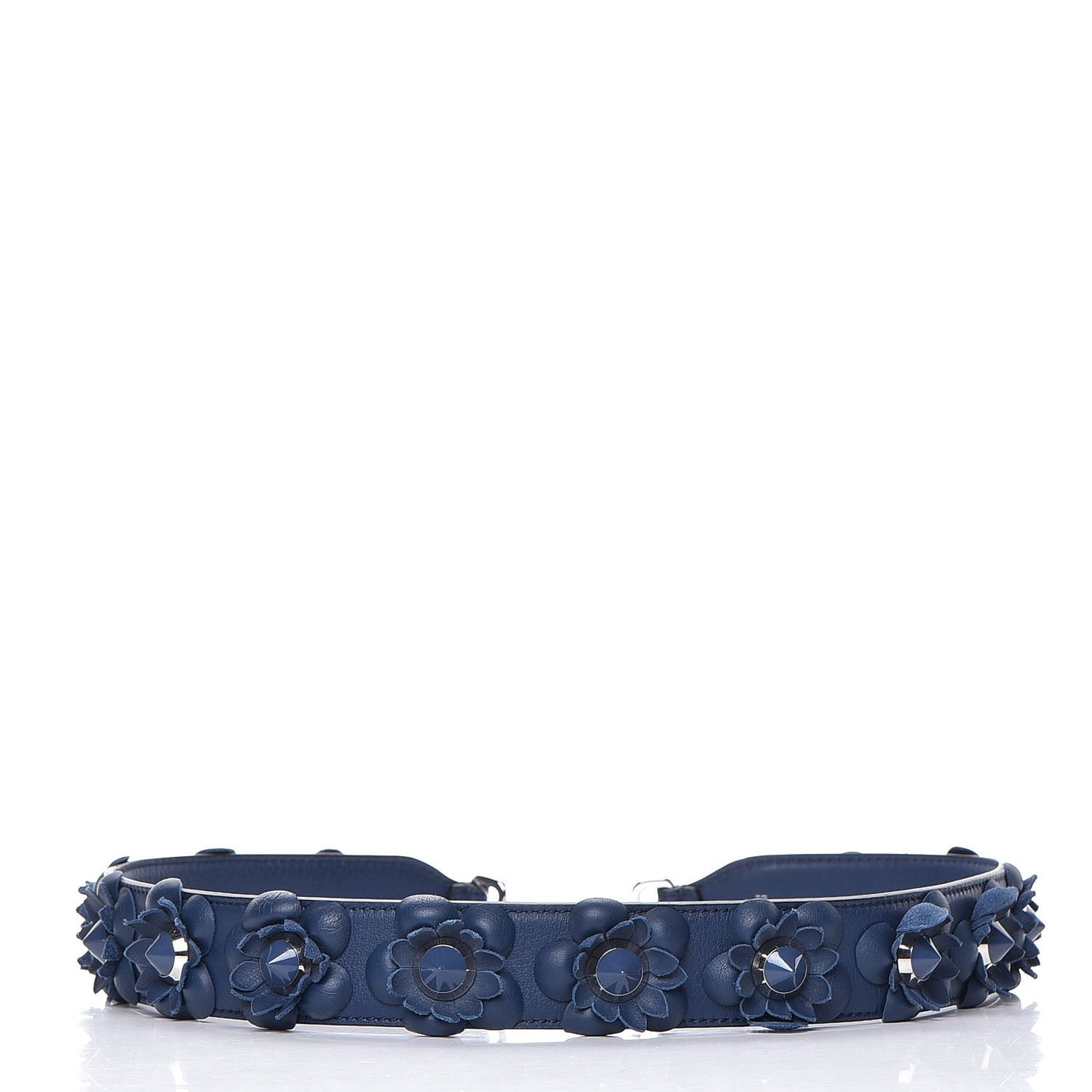 Vitello Dolce Flowerland Studded Strap You Blue