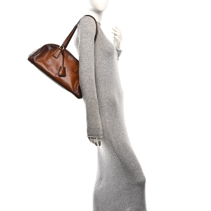 Prada Vitello Old Medium Bowling Bag Cognac 2 of 10