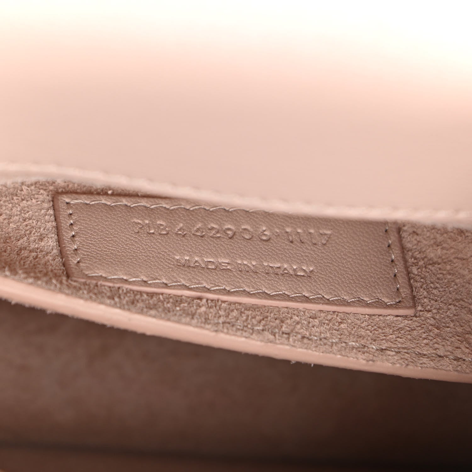 Saint Laurent Calfskin Medium Monogram Sunset Marble Pink 7 of 14