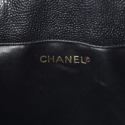 Chanel Caviar CC Drawstring Shoulder Bag Black 6 of 12