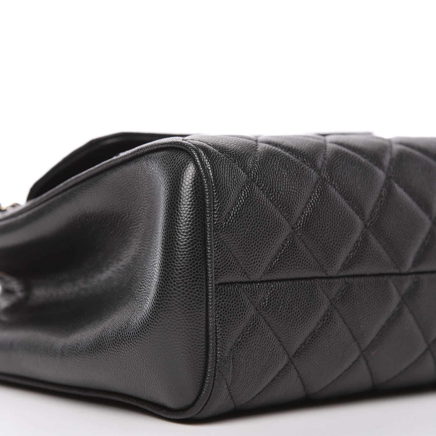 Chanel Caviar Quilted In Out Flap Shopping Tote Black 6 of 11