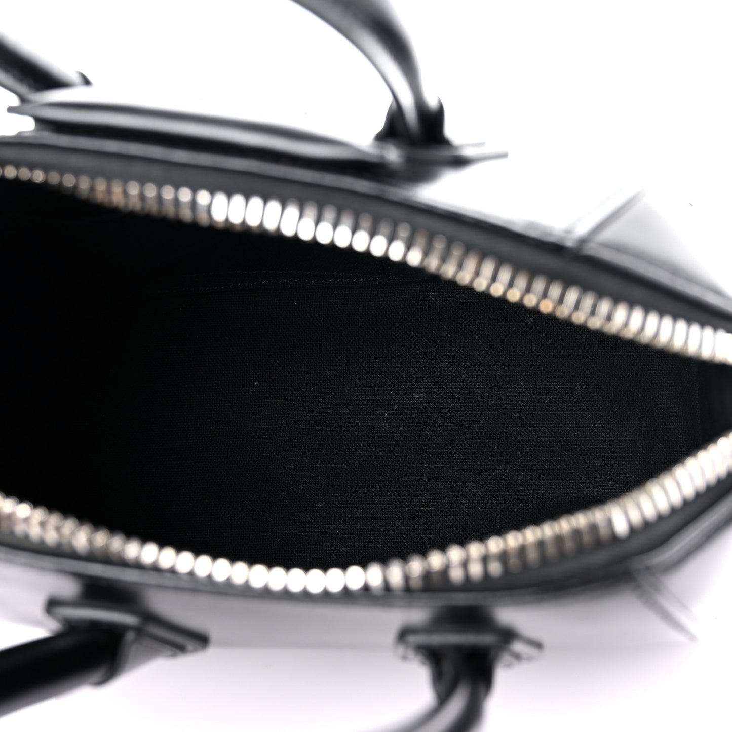 Shiny Lord Calfskin Mini Antigona Black