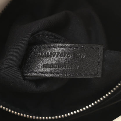Saint Laurent Lambskin Quilted Small Loulou Puffer Monogram Chain Satchel Blanc Vintage 7 of 13