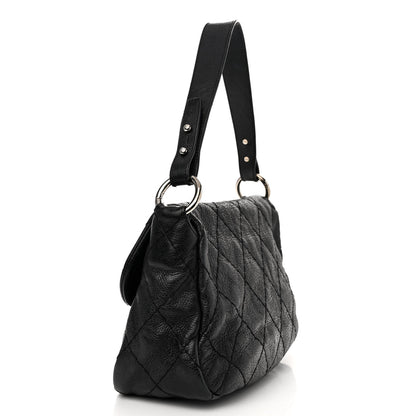 Chanel Glazed Calfskin Stitched On The Road Flap Black 3 of 12