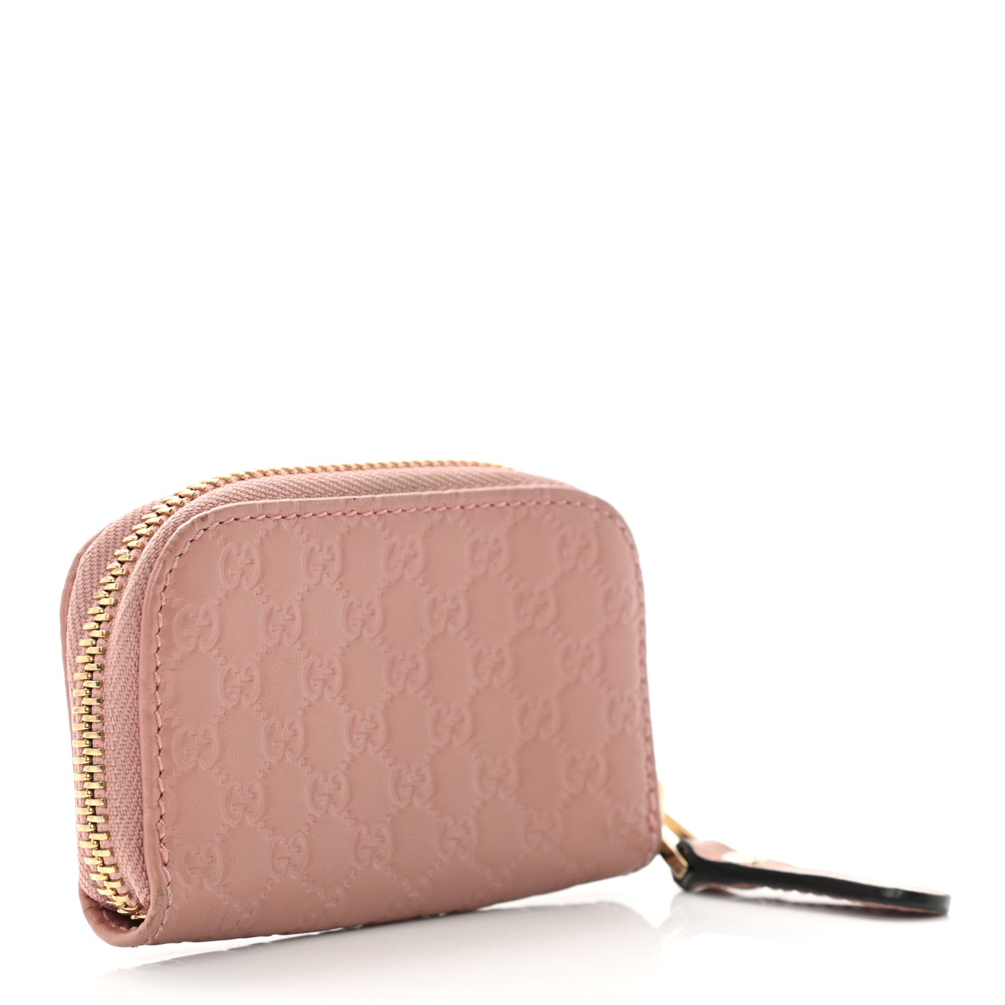 Microguccissima Zip Around Card Case Soft Pink