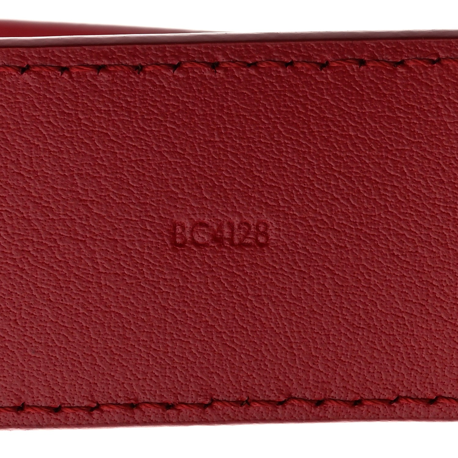 Louis Vuitton Calfskin 35mm LV New Wave Belt 90 36 Red 4 of 7