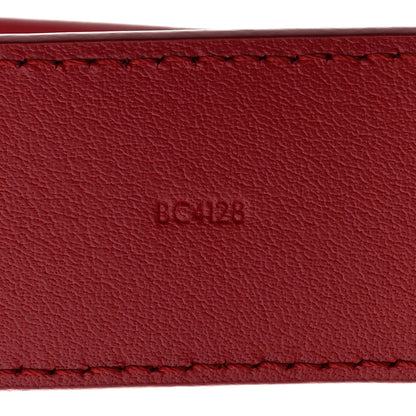 Louis Vuitton Calfskin 35mm LV New Wave Belt 90 36 Red 4 of 7