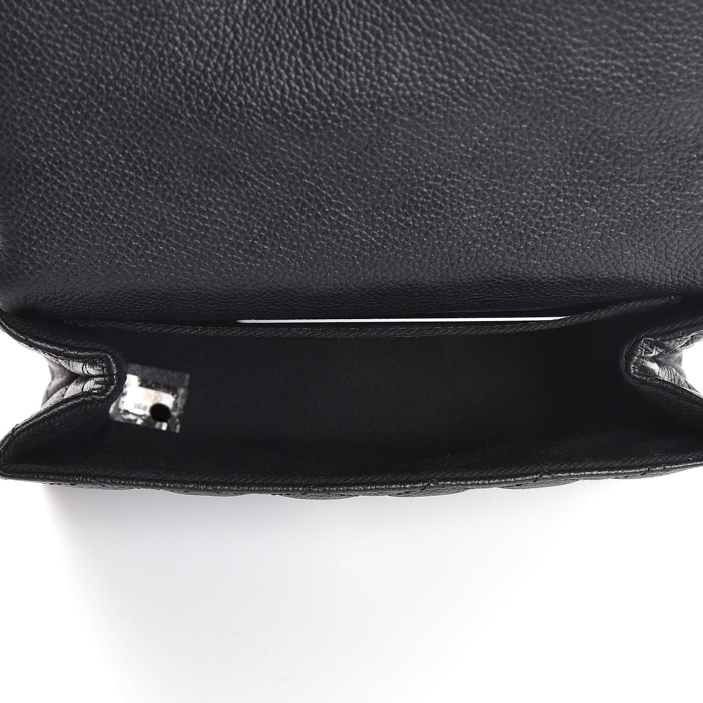 Grained Calfskin Quilted 2.55 Reissue Flap Belt Bag Clutch Black