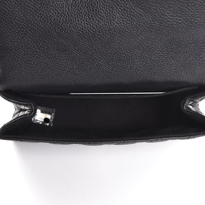Chanel Grained Calfskin Quilted 2.55 Reissue Flap Belt Bag Clutch Black 5 of 7