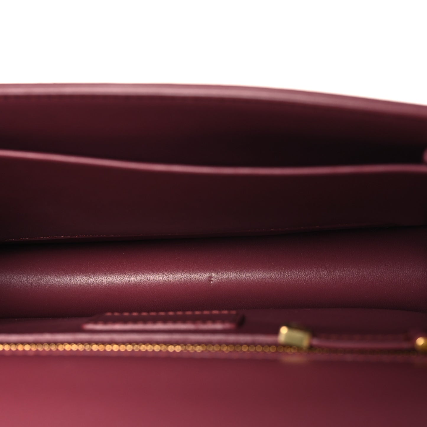 Smooth Calfskin 30 Montaigne Flap Bag Burgundy