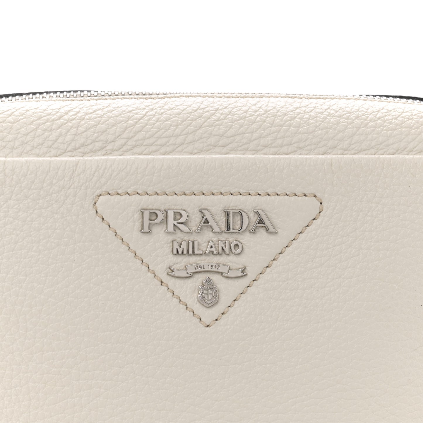 Vitello Daino Crossbody White