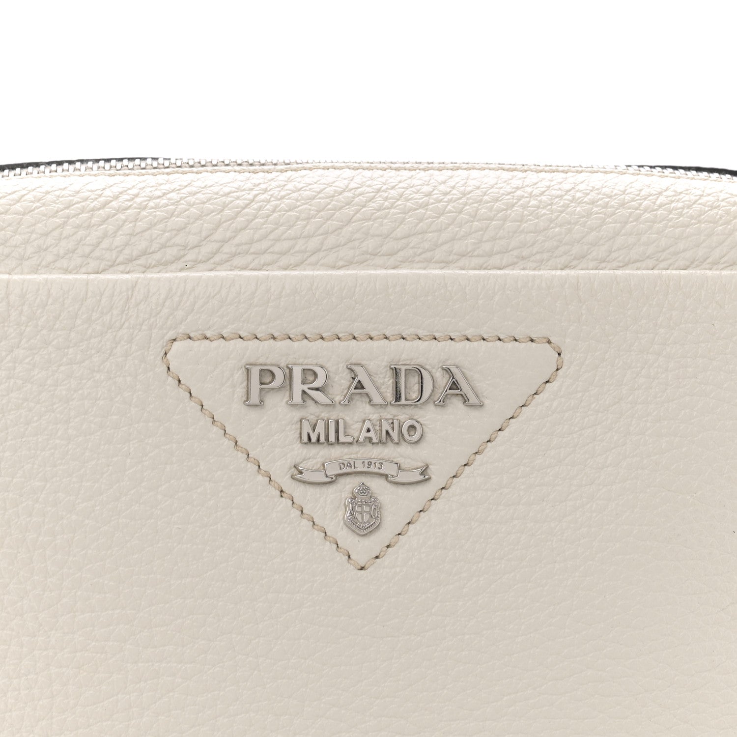 Prada Vitello Daino Crossbody White 8 of 11
