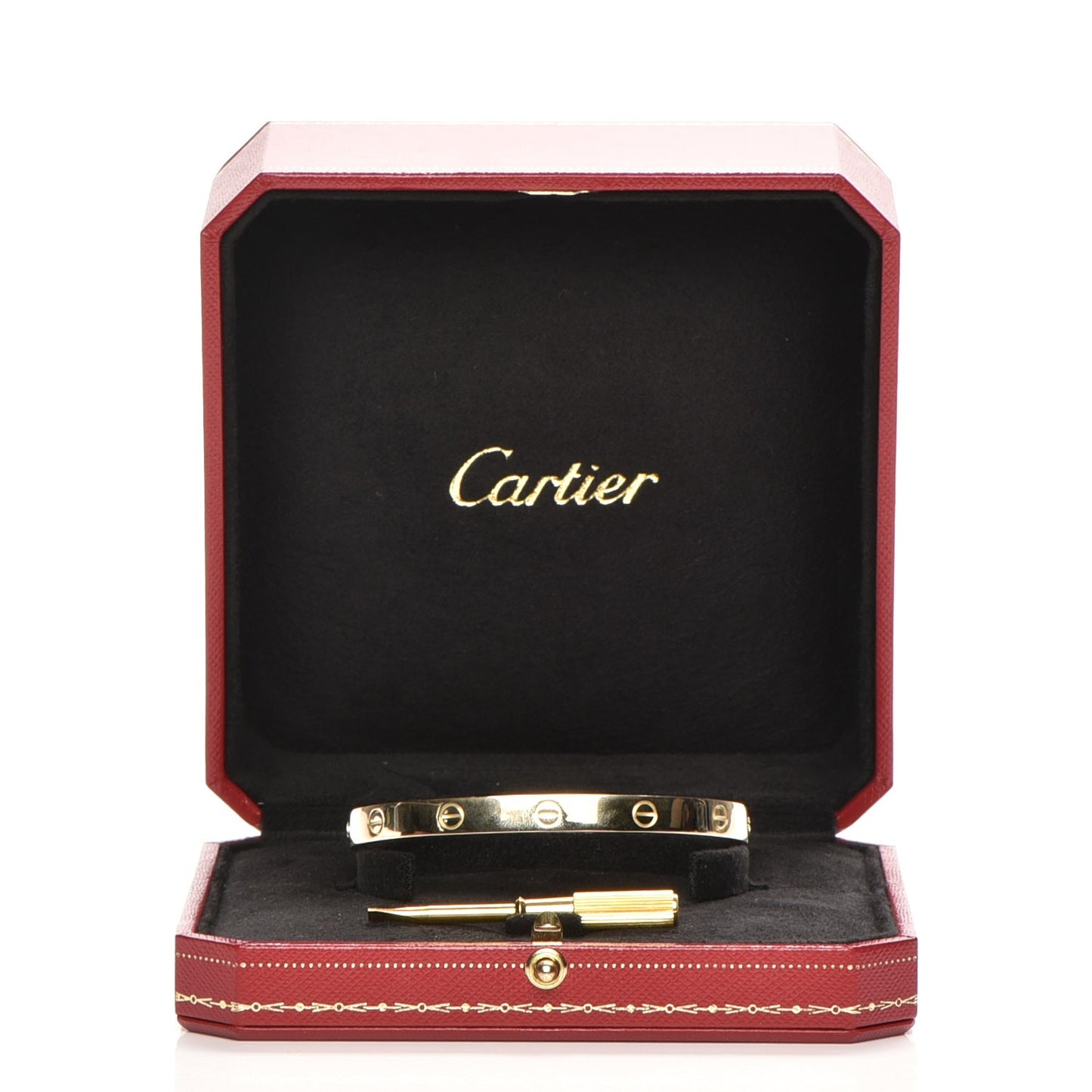 18K Yellow Gold LOVE Bracelet 19