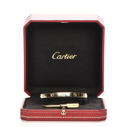 Cartier 18K Yellow Gold LOVE Bracelet 19 8 of 8