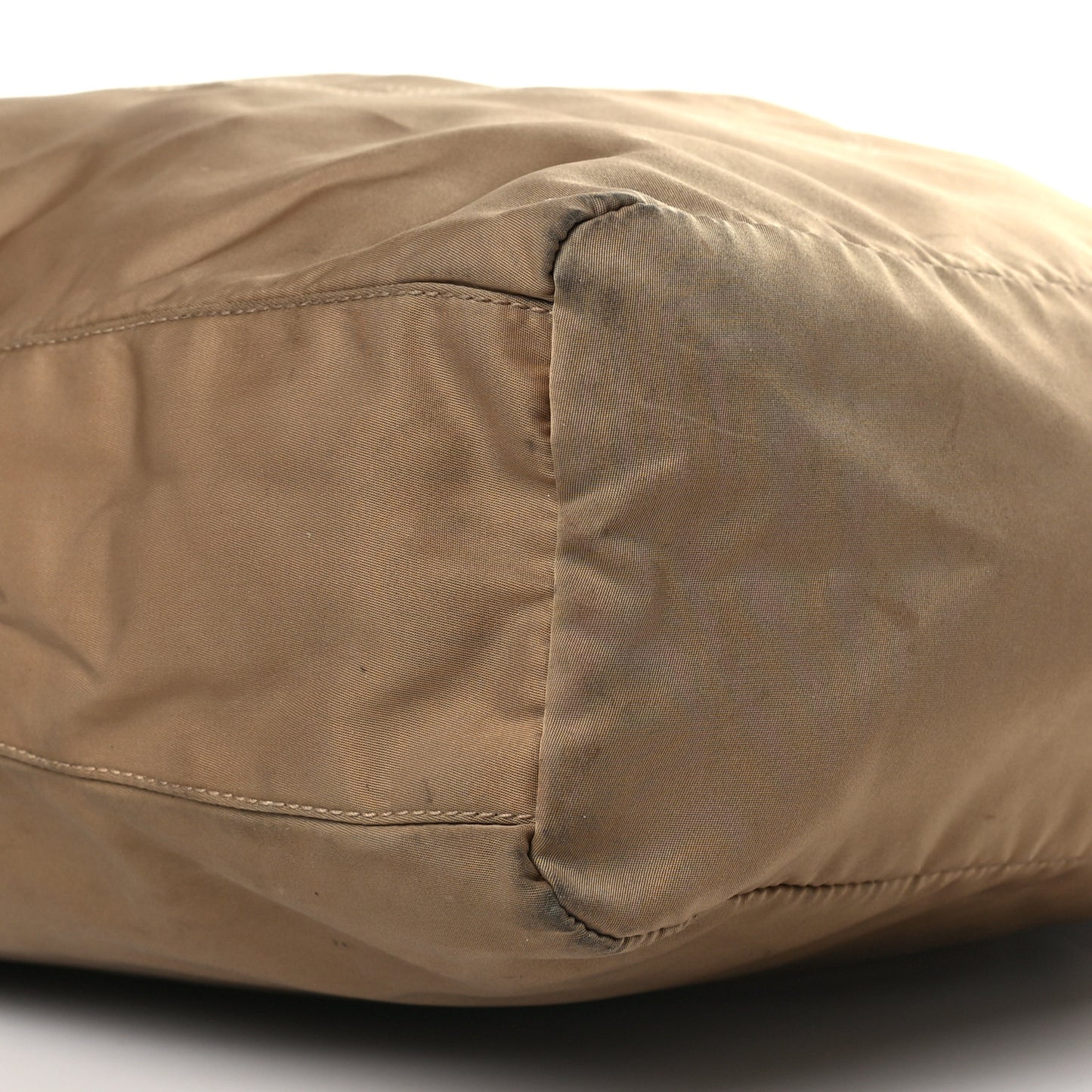 Tessuto Nylon Logo Drawstring Bucket Bag