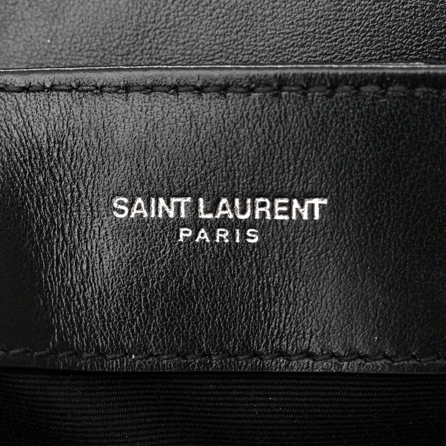 Calfskin Y Quilted Monogram Small Loulou Chain Satchel Black