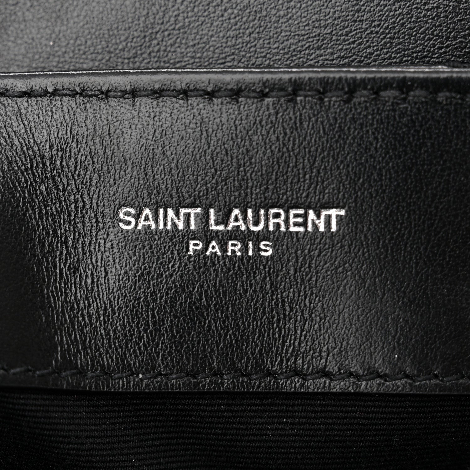 Saint Laurent Calfskin Y Quilted Monogram Small Loulou Chain Satchel Black 6 of 10