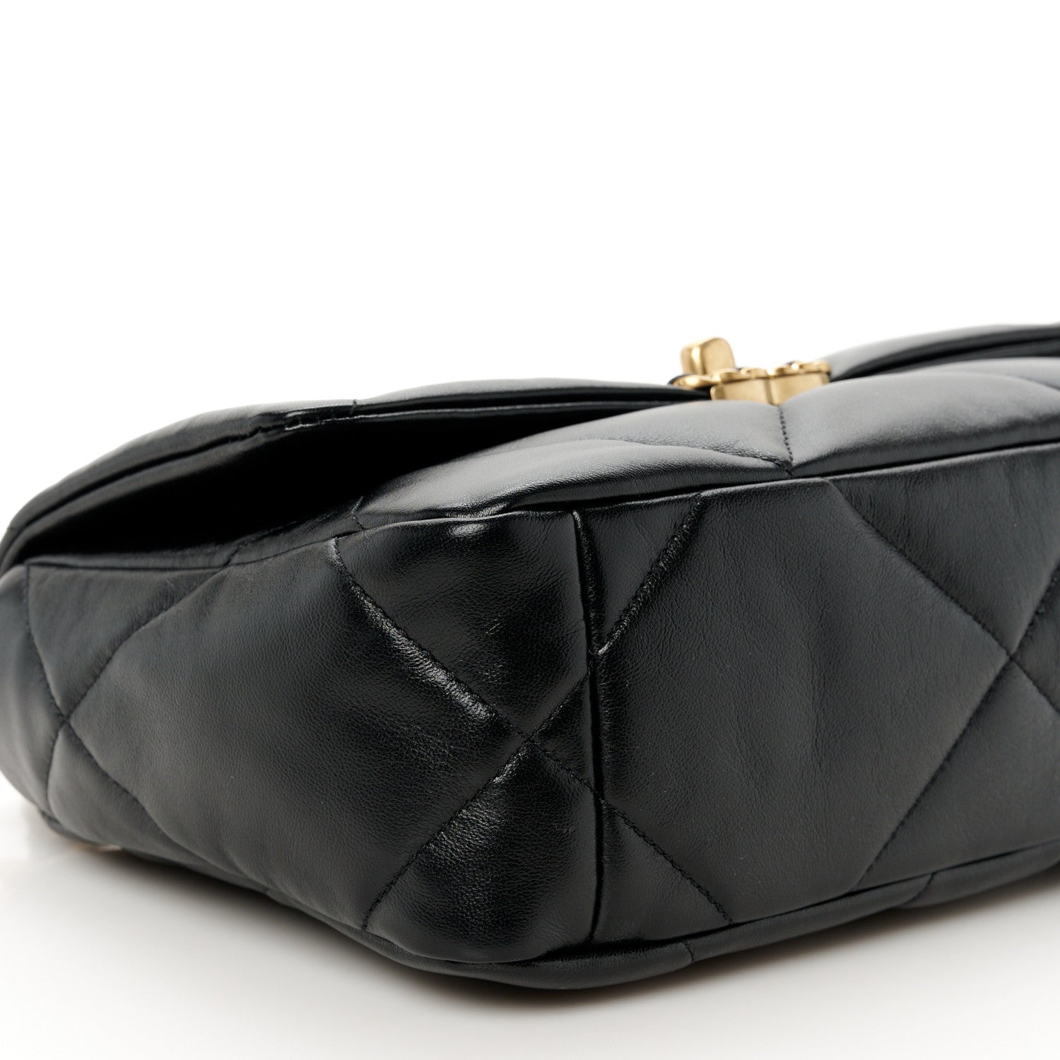 Chanel Lambskin Quilted Medium Chanel 19 Flap Black 9 of 10