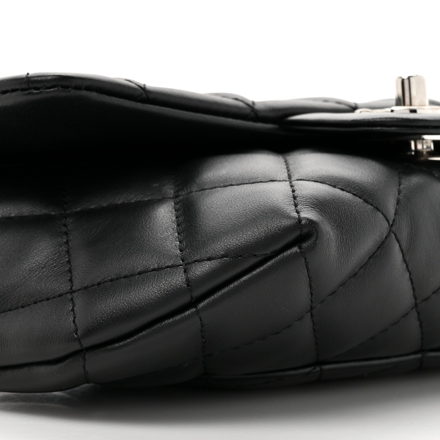 Chanel Calfskin Quilted CC Uniform Flap Belt Bag Black 10 of 10