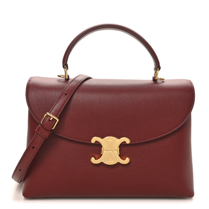 Celine Supple Grained Calfskin Medium Nino Light Burgundy 1 of 10