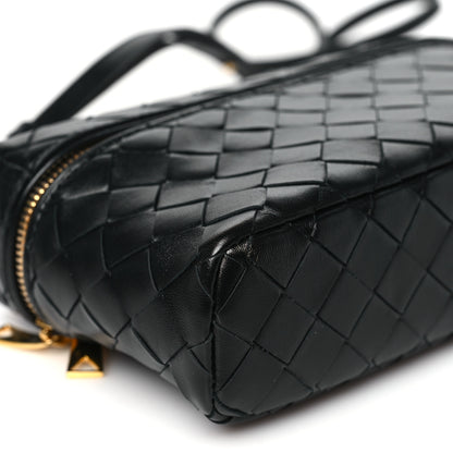 Bottega Veneta Calfskin Intrecciato Bang Bang Vanity Case Black 8 of 9