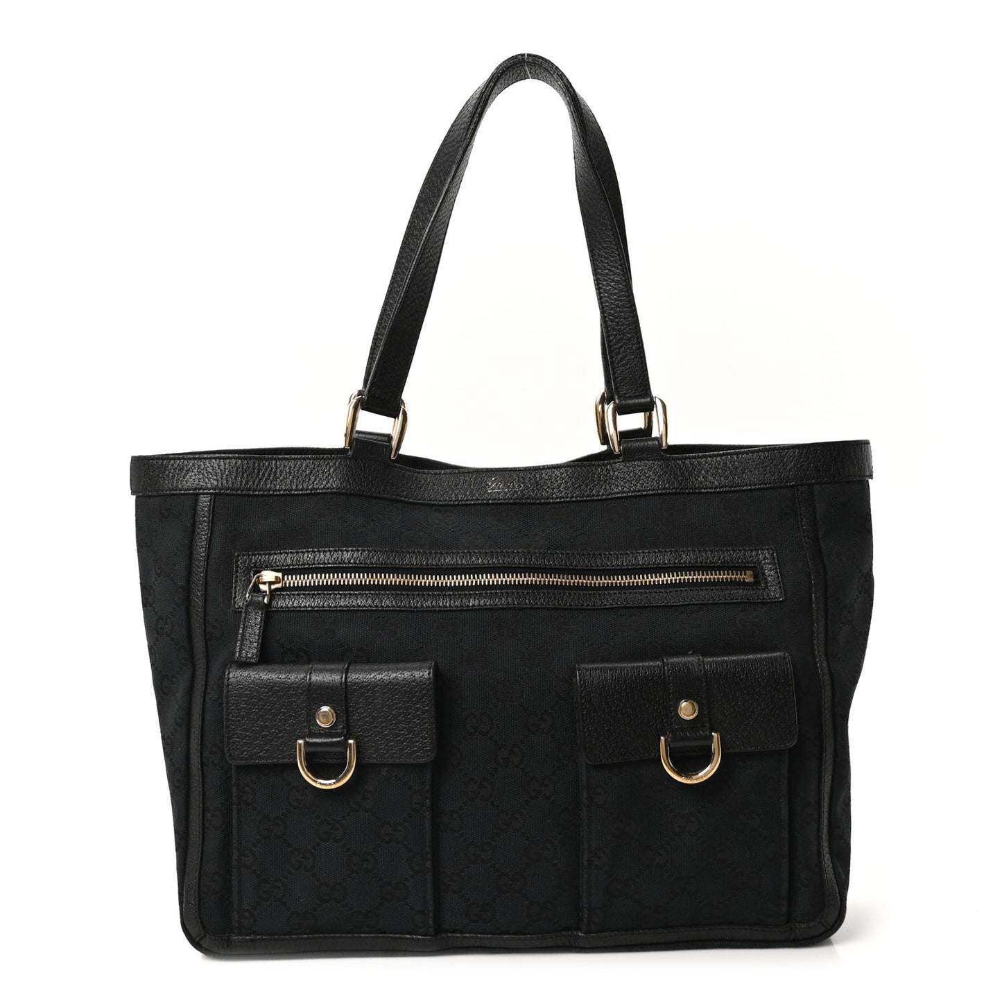 Monogram Abbey D Ring Tote Black