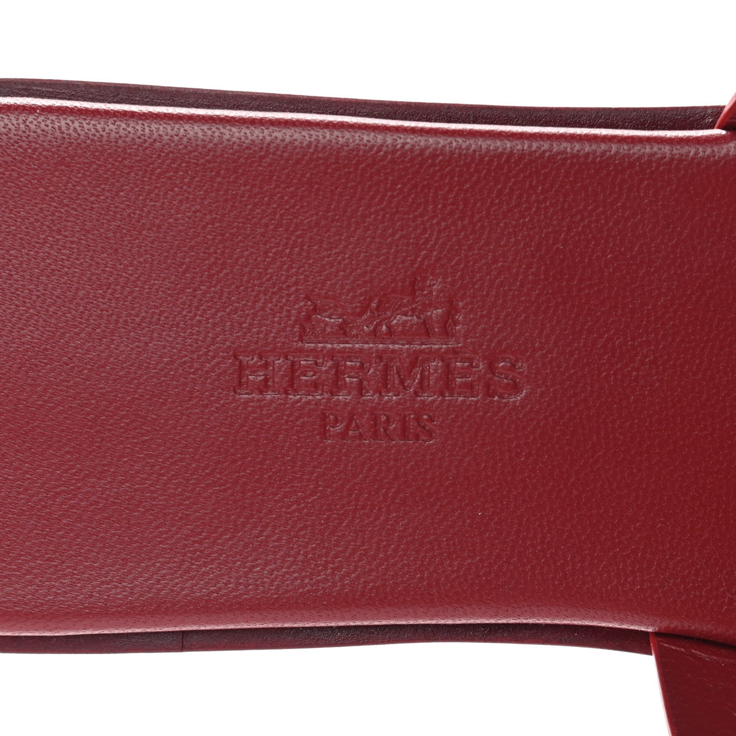 Hermes Calfskin Amore Sandals 36 Rouge Grenat Orange Solaire 7 of 11