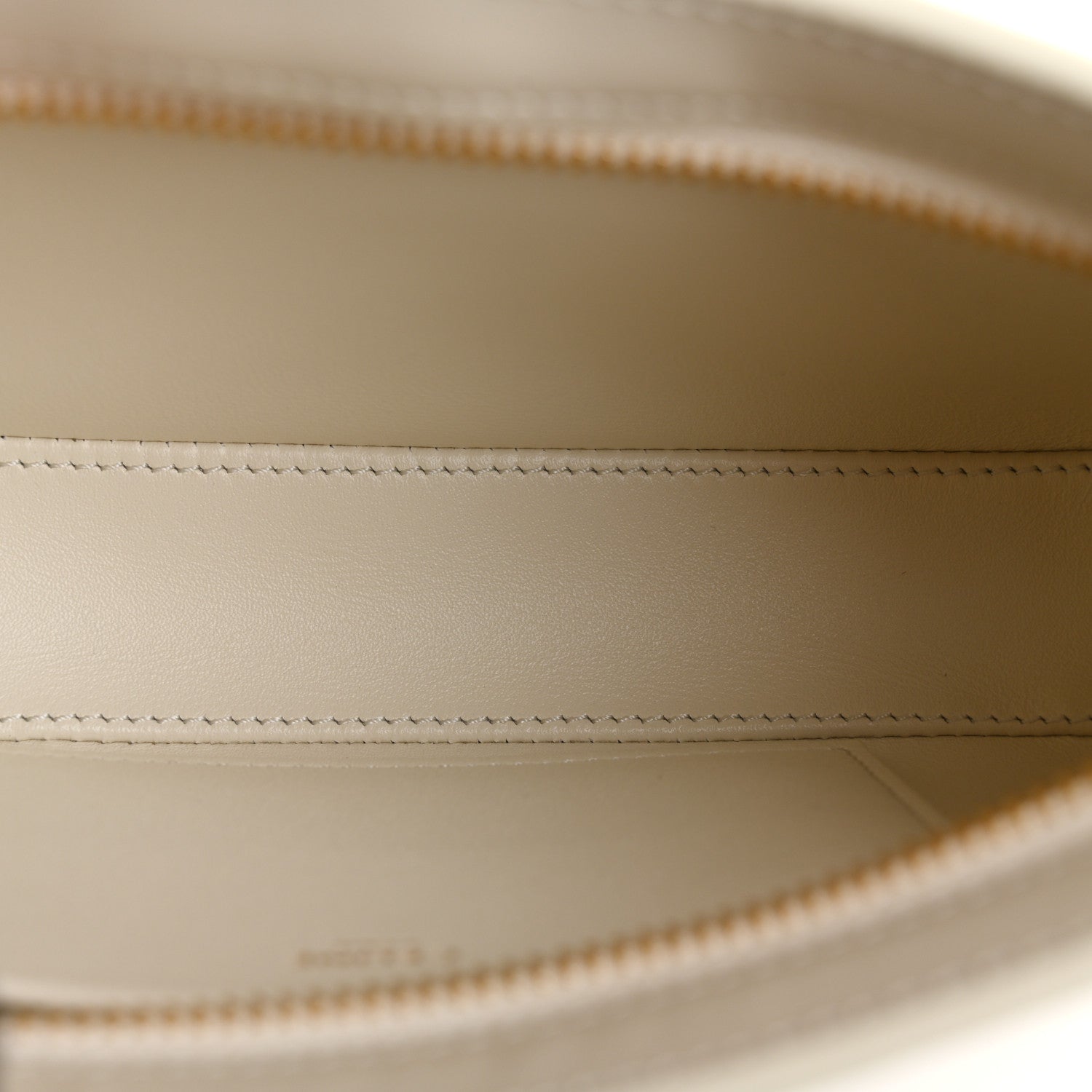 Celine Shiny Calfskin Medium Tilly Triomphe Shoulder Bag Rice 5 of 10