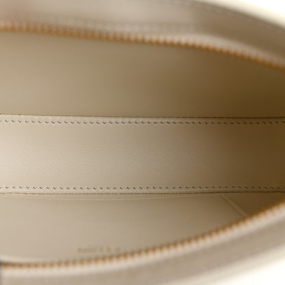 Celine Shiny Calfskin Medium Tilly Triomphe Shoulder Bag Rice 5 of 10