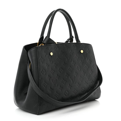 Louis Vuitton Empreinte Montaigne MM Black 3 of 13