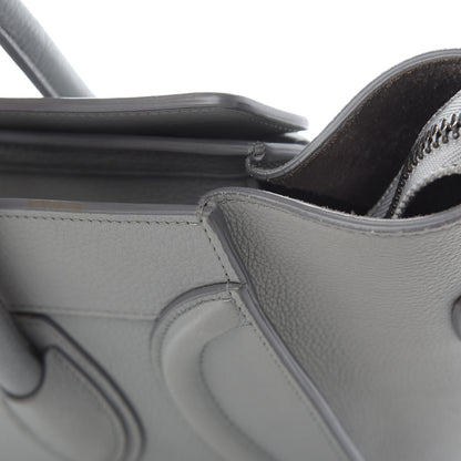 Celine Baby Drummed Calfskin Micro Luggage Sky 13 of 14