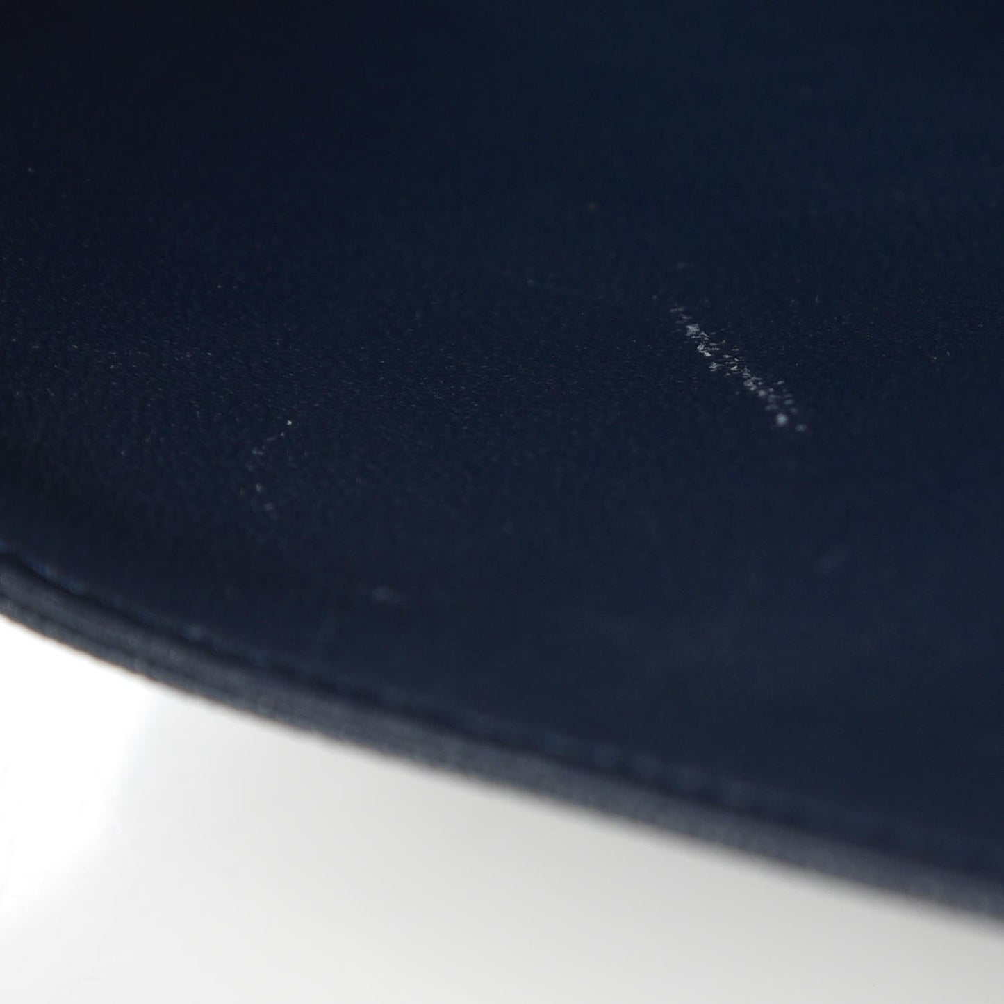 Caviar Quilted Medium Double Flap Navy