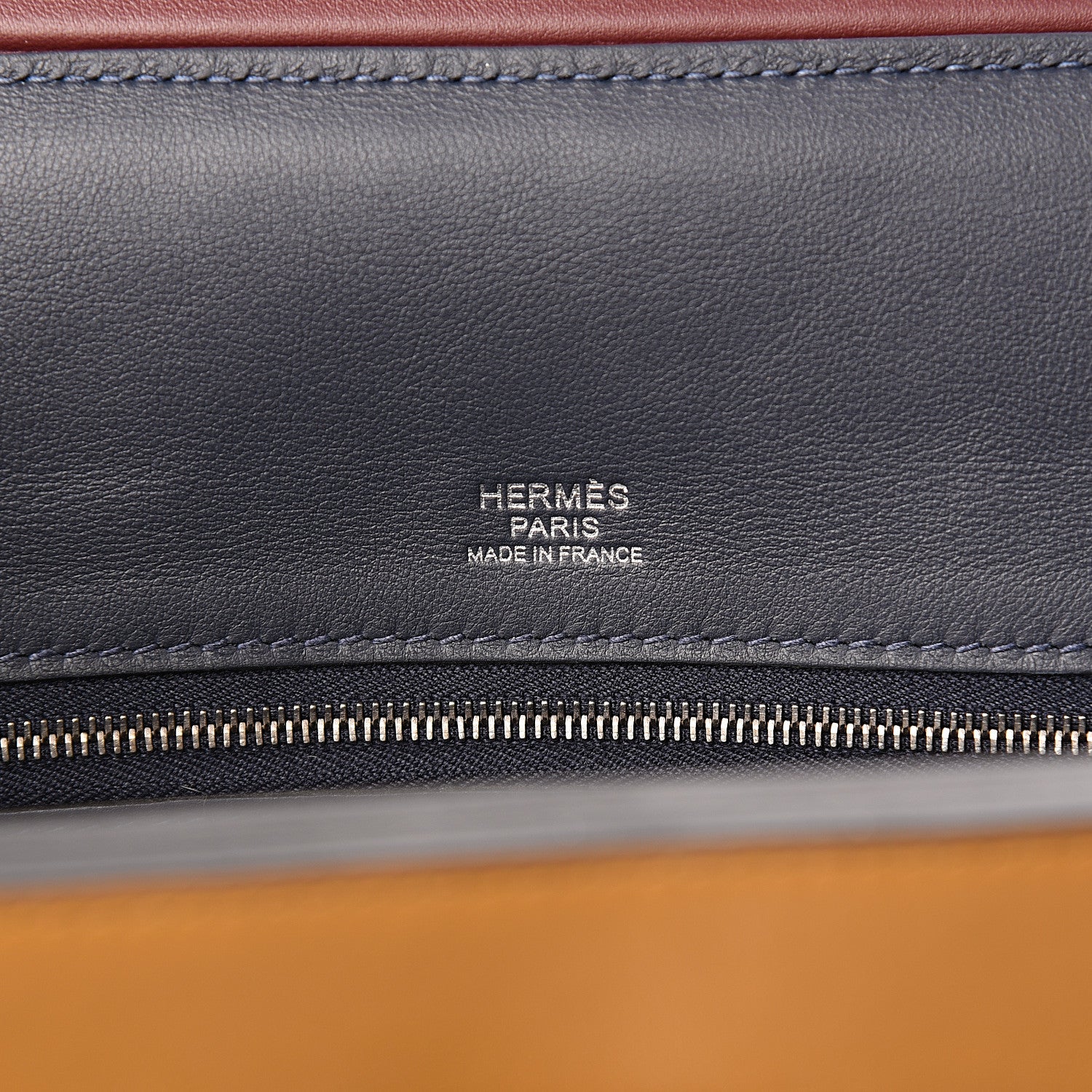 Hermes Togo Swift 24/24 29 Bleu Nuit Bleu Indigo Bordeaux Kraft 5 of 9