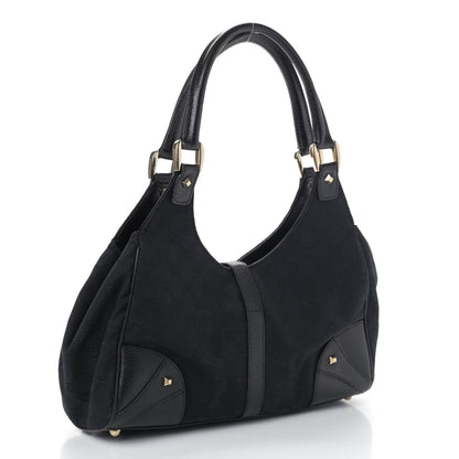 Gucci Monogram Calfskin Large Bardot Tote Black 2 of 4