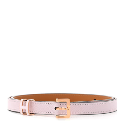 Hermes Epsom 15mm Pop H Belt 75 Mauve Pale 1 of 8