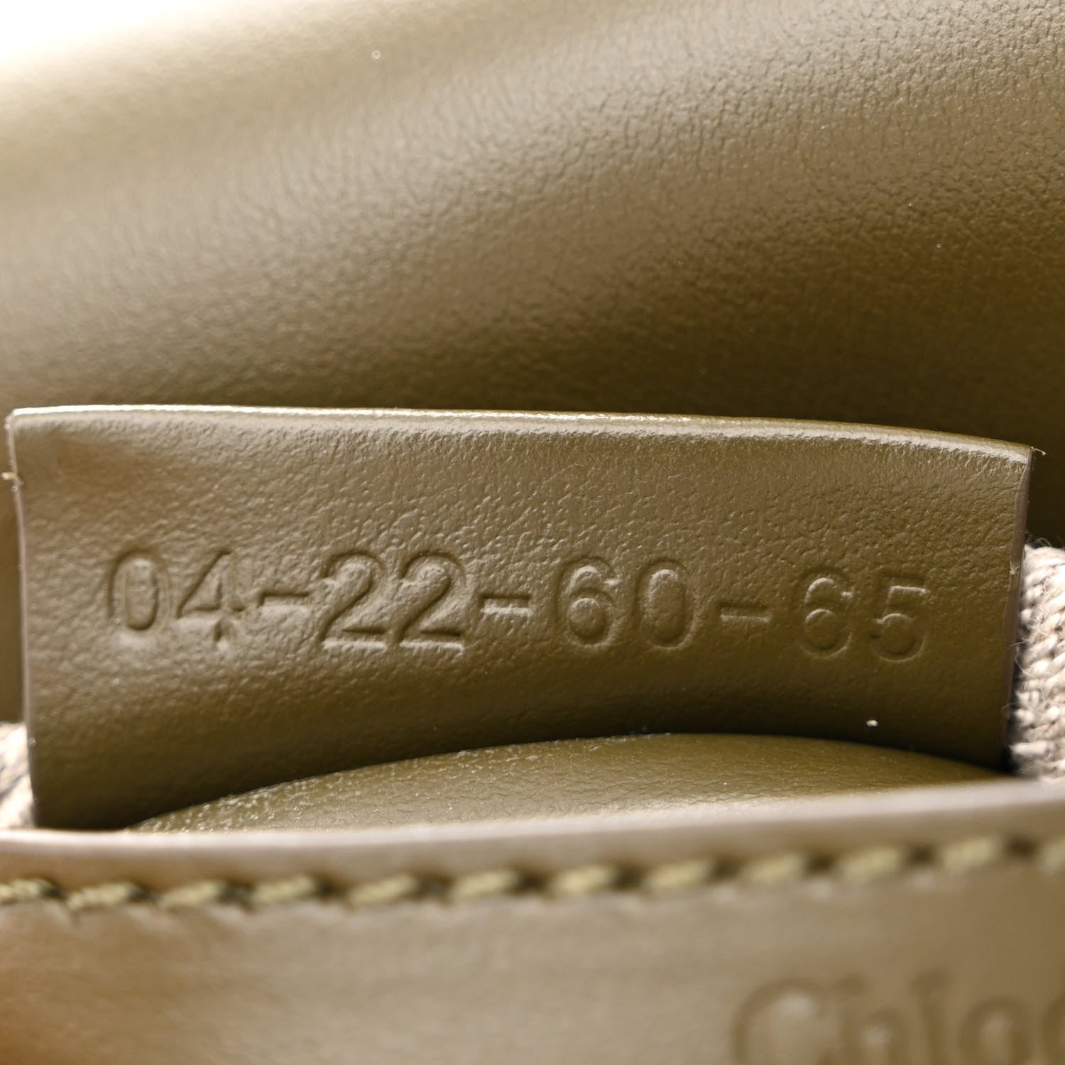 Chloe Suede Calfskin Small Marcie Saddle Bag Deep Olive 7 of 10