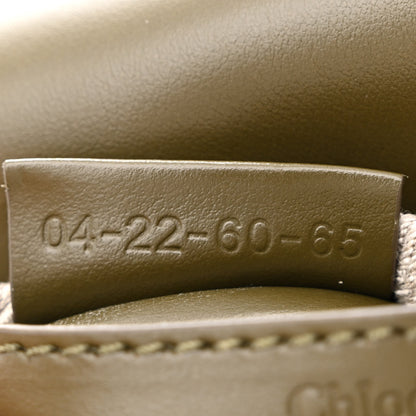 Chloe Suede Calfskin Small Marcie Saddle Bag Deep Olive 7 of 10