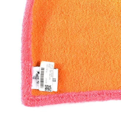 Hermes Cotton Terry Voile Sur Gallee Beach Towel Rose 4 of 4