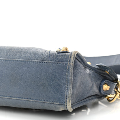 Balenciaga Agneau Giant 12 Gold Hardware Mini City Bleu Persan 10 of 17