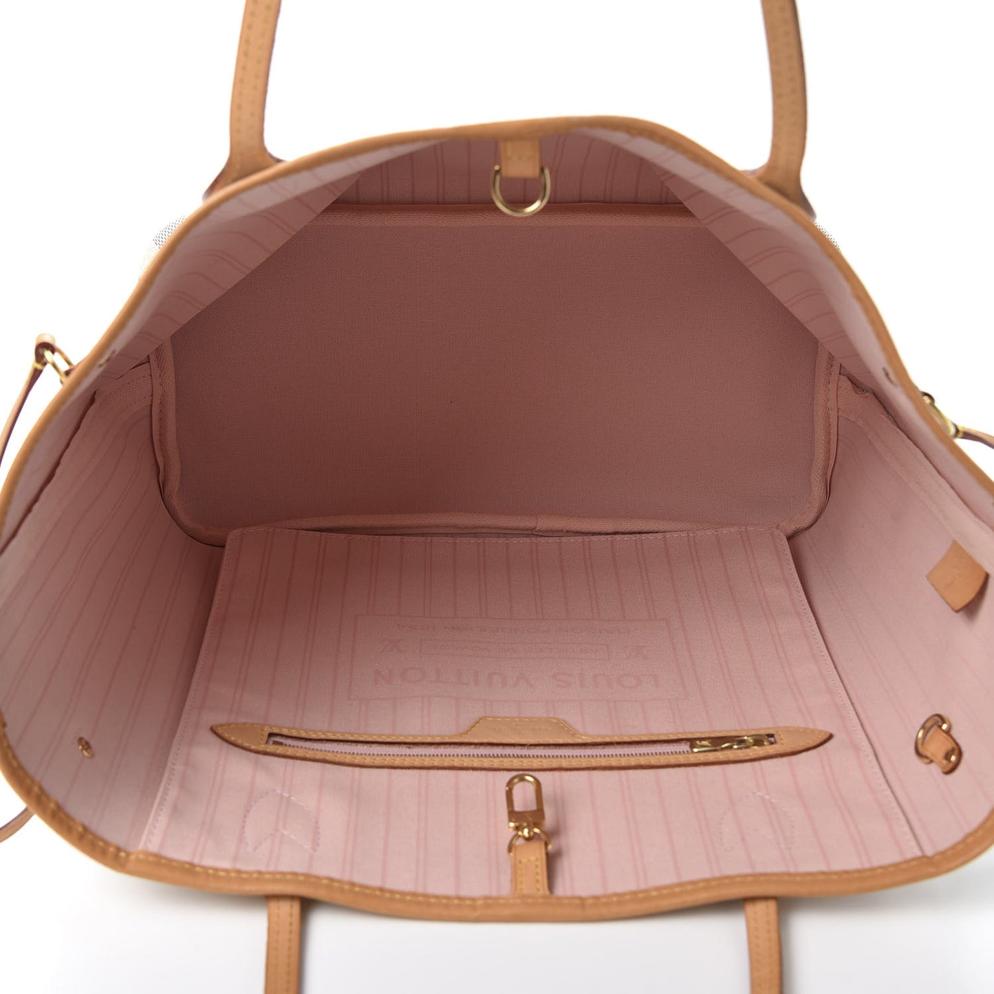 Damier Azur Neo Neverfull MM Rose Ballerine