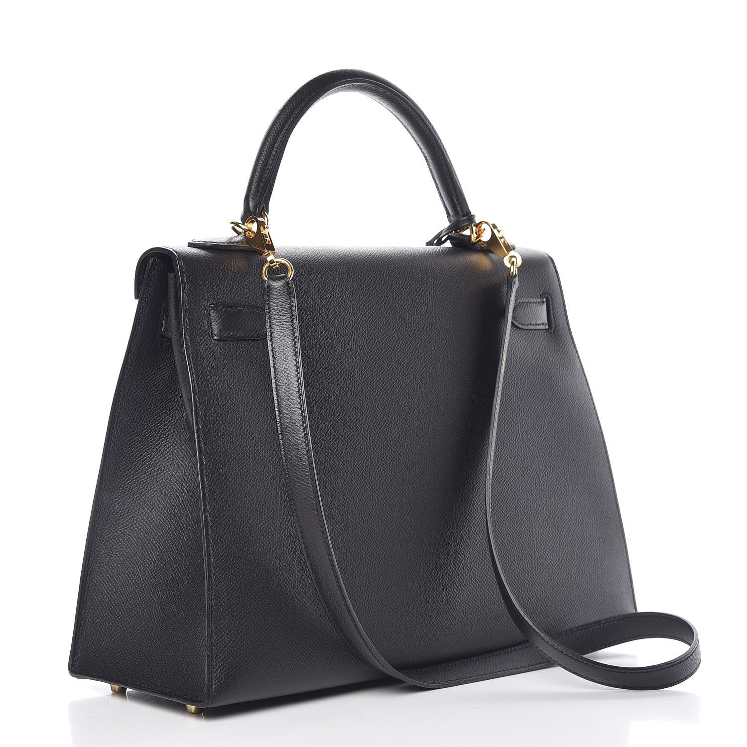 Hermes Epsom Kelly Sellier 32 Black 3 of 45