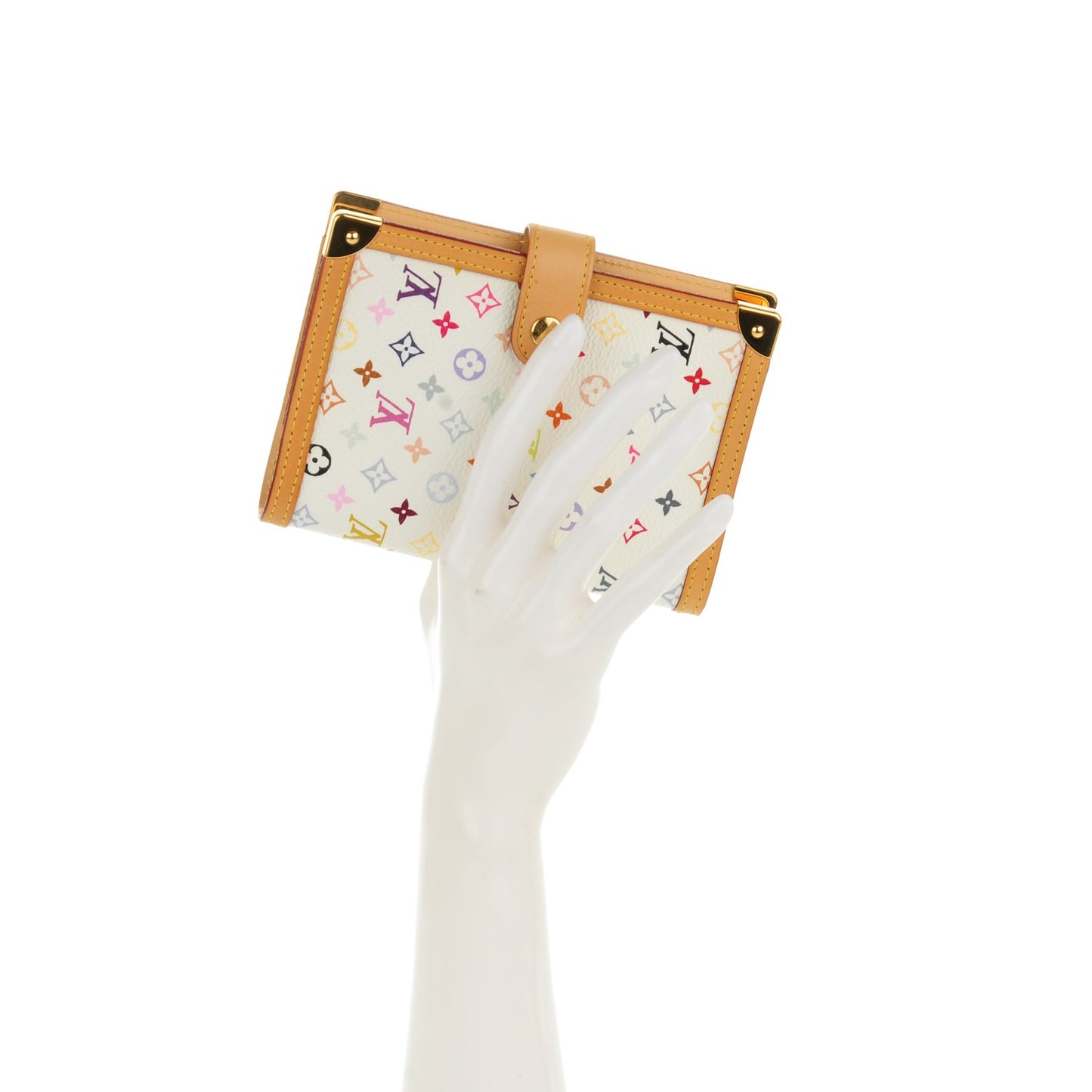 Monogram Multicolor Small Ring Agenda Cover White