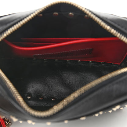 Valentino Garavani Nappa Rockstud Spike Camera Crossbody Bag Black 5 of 10
