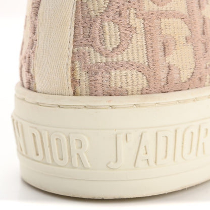 Christian Dior Canvas Oblique Walk'N'Dior  Low Top Sneakers 38.5 Powder Nude 9 of 11