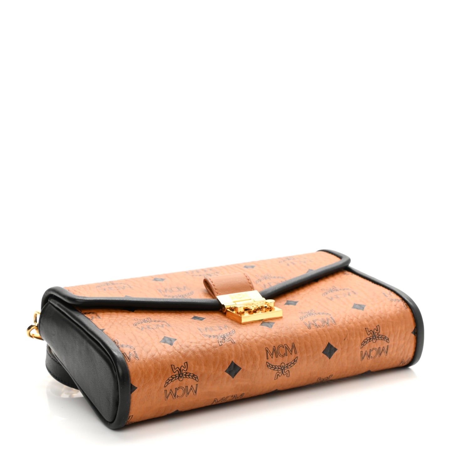 Visetos Millie Wallet On Chain Cognac Black