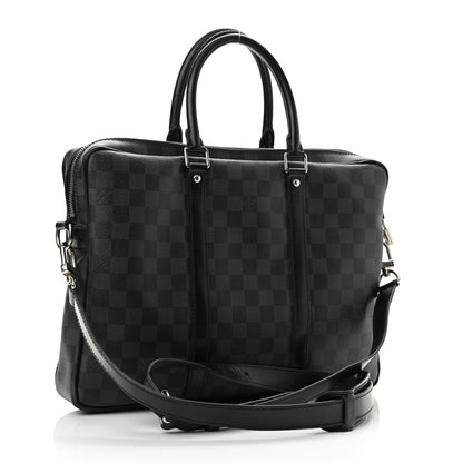 Louis Vuitton Damier Graphite Porte Documents Voyage PM 3 of 15