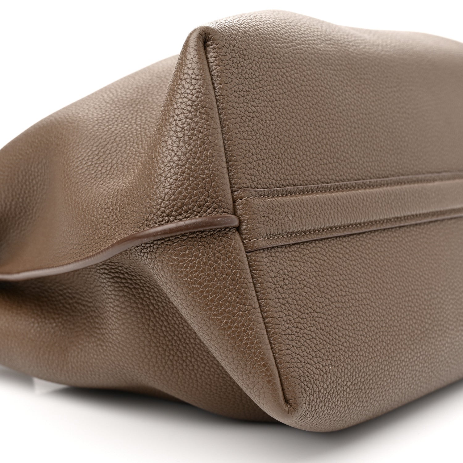 The Row Grained Calfskin Duplex Tote Taupe 9 of 13