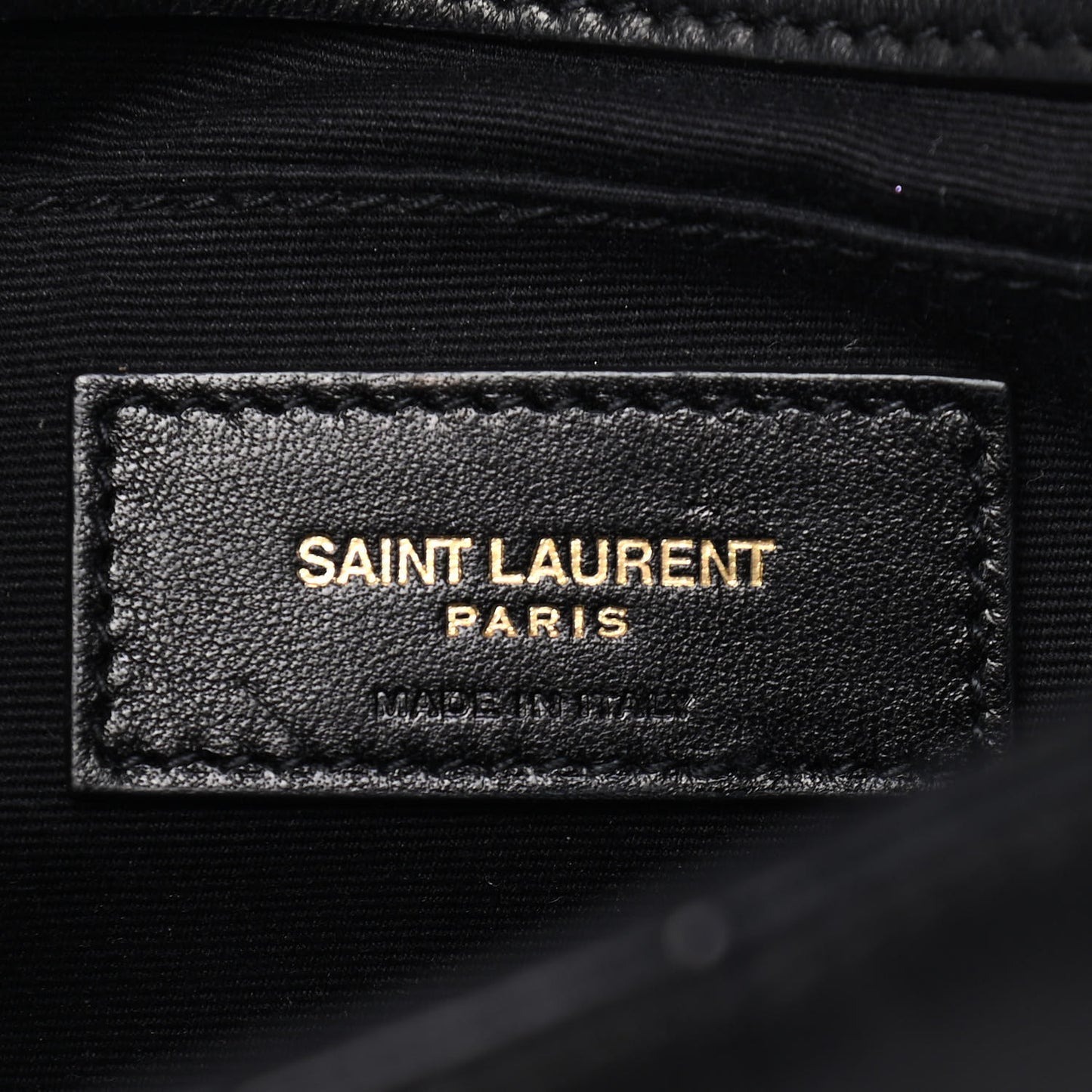 Lambskin Patchwork Monogram Small Jamie Black